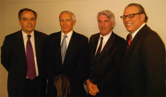 Scott Livingston, General Wesley Clark, Woodrow Clark, Ph.D, Nobel Peace Prize winner 2007, Vincent Caprio