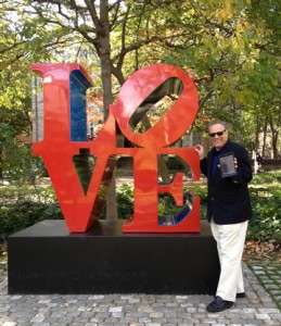 Vince LOVE sculpture